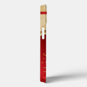 レッドボウ付きの美しいゴールデンクリスマスベル Case-Mate iPhoneケース (裏面 / 右)