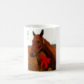 レッドボウ付き馬 コーヒーマグカップ (中央)