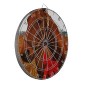 レッドボウ付き馬 ダーツボード (正面左)