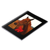 レッドボウ付き馬 ノートブック (左側)