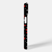 レッドボウ冬のパターン Case-Mate iPhoneケース (裏面 / 右)