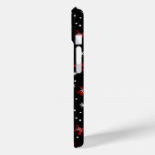 レッドボウ冬のパターン Case-Mate iPhoneケース (裏面 / 左)