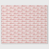 レッドボウ喜び1枚の写真のクリモダンスマス ラッピングペーパー (フラット)