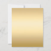 レッドボウ金ゴールドボーブルクリスマスパーティの招待状 (裏面)