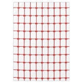 レッドボウ、クリスマステーブルクロス テーブルクロス (正面)