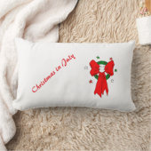 レッドボウ – 装飾用クッション ランバークッション (ブランケット)