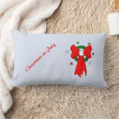 レッドボウ – 装飾用クッション ランバークッション (ブランケット)