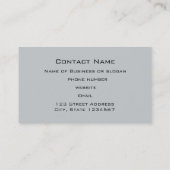 レッドボクシング手袋イラストレーション 名刺 (裏面)