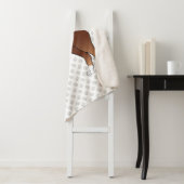 レッドボストンテリアかわいい漫画の犬とグレーの足 シェルパブランケット (インサイチュ)