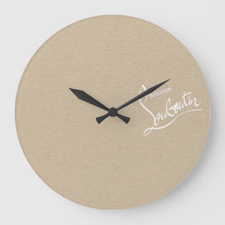 レッドボトムススティレトスシューズヒールのクラフトボックス ラージ壁時計