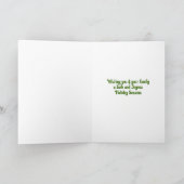 レッドボトルブラッシュオーストラリアクリスマスホリデーあいさつ シーズンカード (内部)