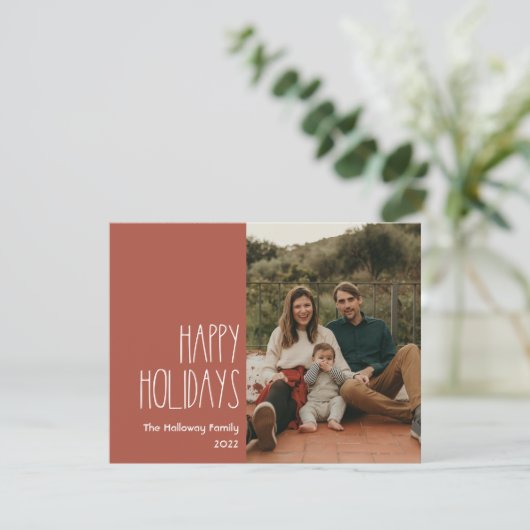 レッドボホ水玉模様ハッピーホリデーズ独身の写真 シーズンカード (スタンド正面)