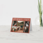 レッドボホ水玉模様折り畳み5枚 シーズンカード (正面)