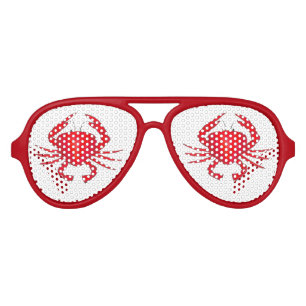 レッドボルティモアメリーランドベイカニーブリーストビーチパーティー アビエーターサングラス