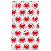 レッドボルティモメリーランドMDチェサピークベイカニ スモールペーパーバッグ (正面)