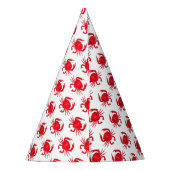 レッドボルティモメリーランドMDチェサピークベイカニ パーティーハット (裏面)