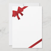 レッドボーズウィンターウェディングリハーサルディナー招待状 招待状 (裏面)