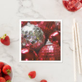 レッドボーブル紙ナプキン スタンダードカクテルナプキン (インサイチュ)