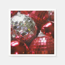 レッドボーブル紙ナプキン スタンダードカクテルナプキン