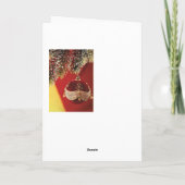 レッドボーブル、スプルースクイタリアンリスマスホリデーカード シーズンカード (裏面)