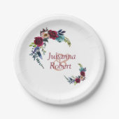 レッドボーホフローラ紙プレート ペーパープレート (正面)