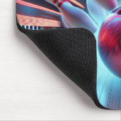 レッドボーリングボールストライク マウスパッド (コーナー)