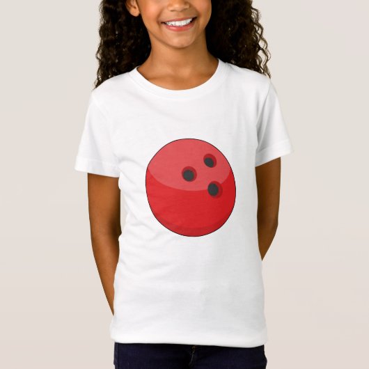 レッドボーリングボール Tシャツ (正面)