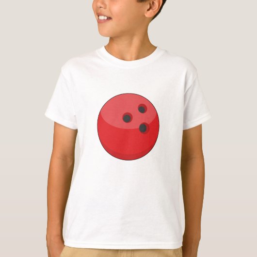 レッドボーリングボール Tシャツ (正面)