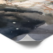 レッドボーンコンハウンドドッグアートプリントポスター ポスター (角)