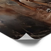 レッドボーンコンハウンドドッグアートプリントポスター ポスター (角)