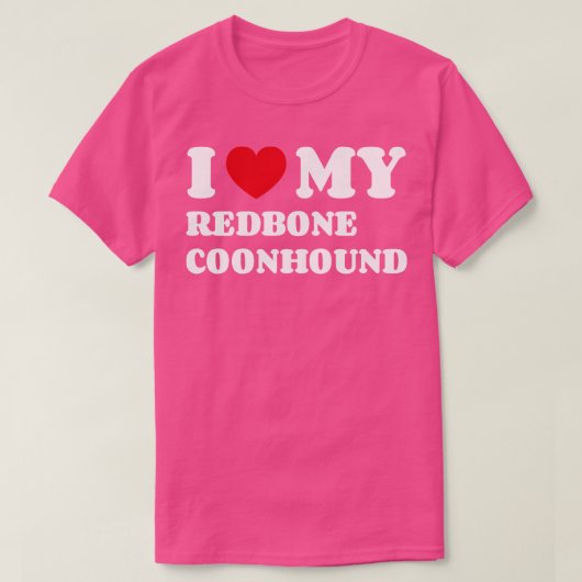 レッドボーンコンハウンド Tシャツ (デザイン正面)