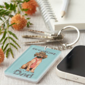 レッドボーンパパキーチェーン キーホルダー (正面右)