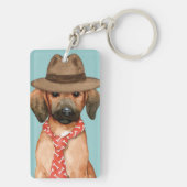 レッドボーンパパキーチェーン キーホルダー (裏面)