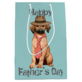 レッドボーンパパ中抱き枕 ミディアムペーパーバッグ (正面)