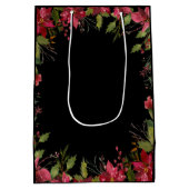 レッドポかわいらしインセッテクラシックィアパーティー ミディアムペーパーバッグ (裏面)