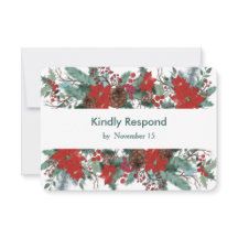 レッドポインセチア結婚ディナー