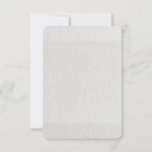 レッドポインセチア離れグリー結婚ズ 出欠カード (裏面)