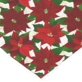 レッドポインセチア・クリスマス ショートテーブルランナー (コーナー)