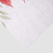 レッドポインセティアクリスマスホリデーティッシュペーパー 薄葉紙 (詳細)