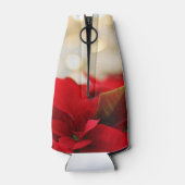 レッドポインセティアスメリークリスマス《写真》ぼけ味灯 ボトルクーラー (裏面)