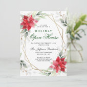 レッドポインセティアホリークリスマスホリデーオープンハウス 招待状 (スタンド正面)