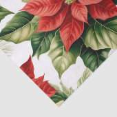 レッドポインセティアホリーベリーフェスティバルクリスマス 薄葉紙 (詳細)