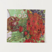 レッドポピーとデイジーズバイビンセントヴァンゴッホ タペストリー (正面(横))