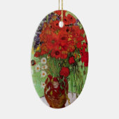 レッドポピーとデイジーズバイビンセント・ヴァン・ゴッホ セラミックオーナメント (右)