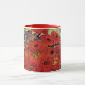 レッドポピーとデイジーズバイビンセント・ヴァン・ゴッホ マグカップ (中央)