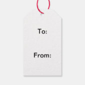 レッドポピーのギフトラベル ギフトタグ (裏面)