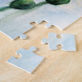 レッドポピーウォーターカラーアートパズル ジグソーパズル (側面)