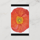 レッドポピーエレガントズビジネスカード 名刺 (裏面)