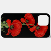 レッドポピーカラフルズヴィンテージ Case-Mate iPhoneケース (裏面 (横))