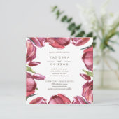 レッドポピークラシックズフローラ結婚ズ 招待状 (スタンド正面)